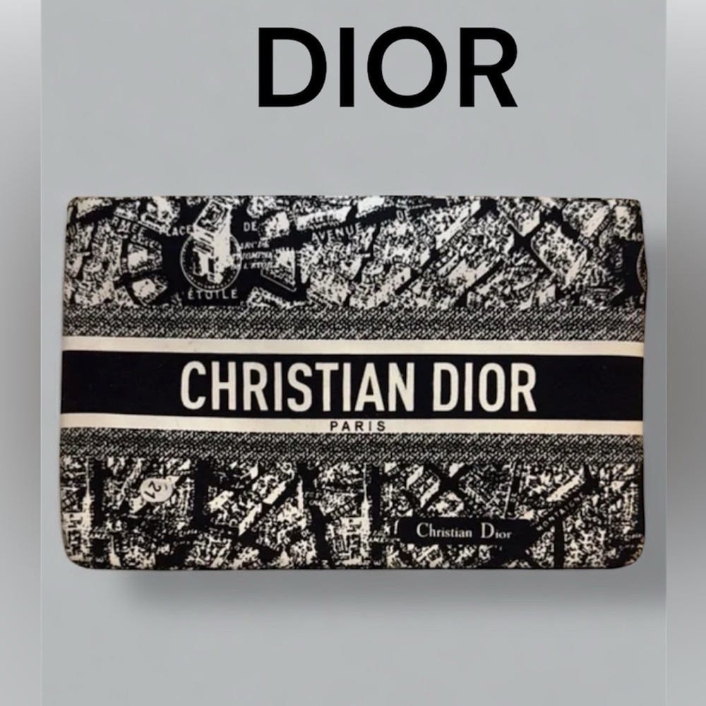 Dior Beauty Plan De Paris Cosmetic Pouch Clutch Bag